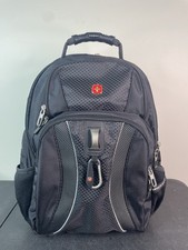 Swiss Gear Scan Smart AirFlow Backpack Black Multi Pocket Laptop Travel Bag picture