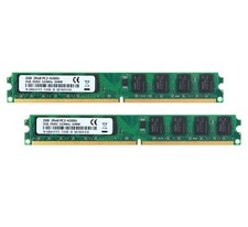 4GB 2X 2GB 2G DDR2 PC4200 533MHz 240PIN PC2-4200 DESKTOP MEMORY NON-ECC RAM 4 GB picture