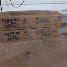 Toshiba T-FC28-C T-FC28-y  Yellow and Cyan Toner Cartridge picture
