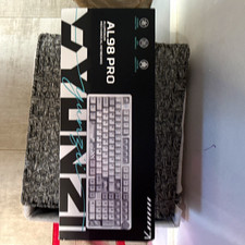 YUNZII AL98 PRO Wired Illuminated Mechanical Keyboard English QWERTY - White picture