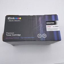 2 x HP 05A compatible toner cartridge CE505A/CF280A BLACK, NEW SEALED EZink S1A picture
