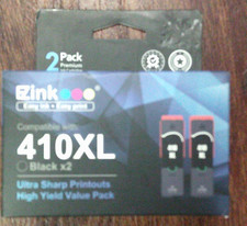 NEW Ezink 2x black printer ink compatible with 410XL picture