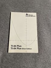 TI-84 Plus & Silver Edition Owner's Manual User Guide ~BOOK ONLY ~ 2004 English picture