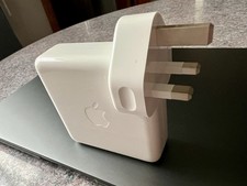 Genuine Apple 96W USB-C Power Adapter MacBook Pro Air Charger A2166 3 prong plug picture
