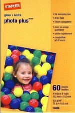 Staples Photo Plus Glossy Paper 4
