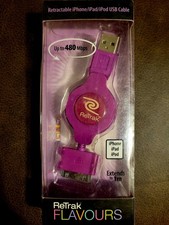 RETRAK FLAVOURS USB CABLE FOR IPOD/IPHONE AND IPAD PURPLE picture