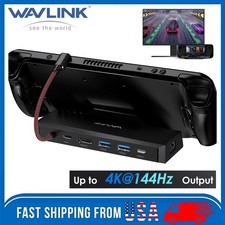 WAVLINK 6-in-1 Docking Station for Steam Deck/ROG 4K@144Hz HDMI 2.1 100W PD 10G picture