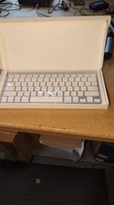 Apple Wireless Keyboard A1314 Aluminum Bluetooth Compact Keyboard White Silver picture