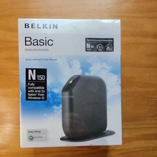 NEW Belkin N150 Basic Wifi Router 802.11n up to 150Mbps 2.4GHz 4Lan ports picture