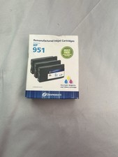 HP 951 Ink Compatible Cyan Magenta Yellow 3 Pack Standard Ink Cartridges    picture