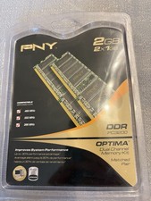 PNY 2 GB Kit (1GB each) DDR PC-3200 OPTIMA DUAL CHANNEL MEMORY KIT picture