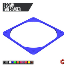 120mm PC Fan Spacer 5mm to 50mm AIO Radiator Shroud Airflow PC Modding picture
