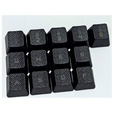 13pcs For Logitech G413 G910 G810 G310 G613 K840 Keyboard Keycap 12345QWERASDF picture