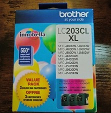 Brother LC203CL XL Ink Cartridge Value Pack Magenta, Cyan, Yellow Exp. 06/2025 picture