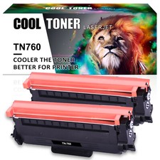 2 x Compatible With Brother TN760 Toner MFC-L2710dw HL-L2370DW DCP-L2550DW TN730 picture