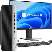 HP 600 G4 Desktop PC i7-8th 32GB RAM 1TB SSD 1TB HDD WiFi New 24