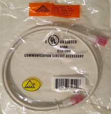 ATP Cat6 3FT LAN Ethernet Patch Cable White AT1603-WH Allen Tel Fire Retardant picture