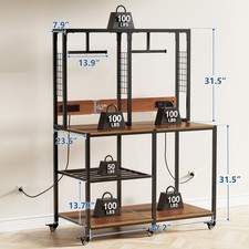 Heavy Duty Double 3D Printer Stand With Filament Storage, T-Type Holder picture