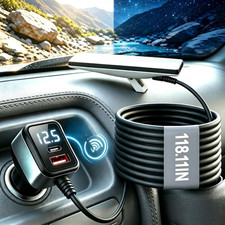 60W Starlink Mini Car Adapter: 24Hrs Stable Supply - PD 45W+USB 36W 2 Port picture