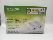New TP-Link AV500 Nano Powerline Adapter Starter Kit TL-PA4010KIT picture