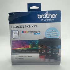 Brother Genuine LC30333PKS XXL Color Ink 3-Pack Cyan Magenta Yellow NEW picture