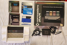 Vintage Commodore Plus/4 Computer With Box & Accessories Manuals NOS OPEN BOX picture