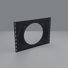 140mm Fan Panel 4U for 10 Inch Mini Rack Noctua NF-A14 Cooling Homelab Black picture