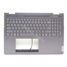 For Lenovo Yoga 7 16IRL8 Upper Case Palmrest US Keyboard Cover Bezel 5CB1L31865 picture