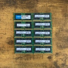 [ BULK LOT OF 10 ] 32GB DDR4 PC4 LAPTOP RAM SAMSUNG, CRUCIAL, MICRON, PATRIOT picture