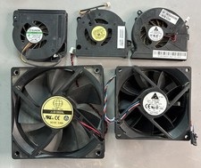 Lot of 5 PC Cooling Fans Laptop & Desktop Tested Working Mixed Brands picture