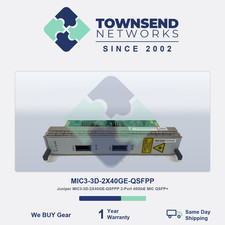 Juniper MIC3-3D-2X40GE-QSFPP 2-Port 40GbE MIC QSFP+ — Tested & Guaranteed picture