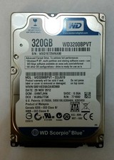 WD Scorpio Blue WD3200BPVT-22JJ5T0 320GB SATA Drive DCM:EHMTJHN DCX:WJ09J7T5K picture