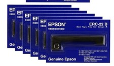 Original Epson ERC-22B ERC-09B Black Ribbon Cartridge M-180 M-181 M-183 M-185 picture