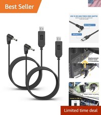 2pcs USB to DC Car Charger Cable for Furrion Vision S Monitor Power Supply Co... picture
