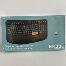 Ek33 Ergonomic Wireless Keyboard Encourages Natural Typing Posture picture
