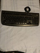 Vintage Gaming Logitech Deluxe 250 USB Wired Keyboard Y-SAF76A P/N 820-000310 picture
