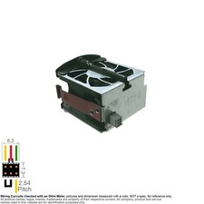 Fan System Cooling Server Cooler HP 279036-001 60mm 60x60x38mm Proliant DL380 G4 picture