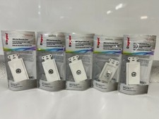 LOT OF 5 Legrand Professional On-Q White 3GHz Coax Decorator Strap WP3214-WH-V1 picture