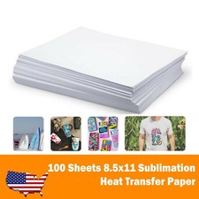 Koala Sublimation Paper Heat Transfer 8.5x11 100 Sheets for Inkjet Printer Epson picture
