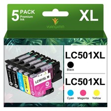 LC501XL Ink Cartridges for Brother MFC-J1360DW MFC-J1260DW MFC-J1410DW LC501 picture