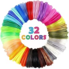 MIKA3D 1.75mm 3D Pen/Printer PLA Filament 32 Assorted Colors Total 320 feet picture