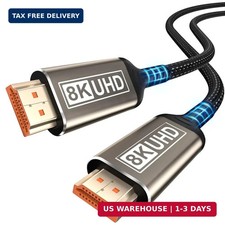 8K Long HDMI Cable 20FT, Ultra High Speed HDMI 2.1 48Gbps Cable, 8K@60Hz, 4K@120 picture