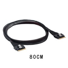 24Gbps SAS Cable Server Cable Slim SFF 8654 to 8654 74 Pin Hard Disk Computer picture