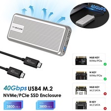 Wavlink 40Gbps PCIe NVMe SSD Enclosure USB 4 External Hard Drive Enclosure picture