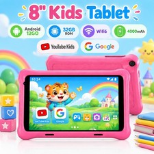 8 inch Kids Tablet IPS Touch 2GB+32GB ROM Parents Control Android 12 Quad Core picture