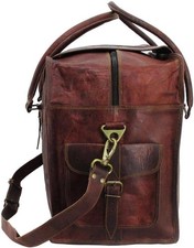 Leather Padded Adjustable Shoulder Strap Replacement Metal Swivel Hooks picture