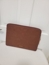 EC Comfyable Slim protective Laptop Zip Close Sleeve, Business, School, BROWN picture