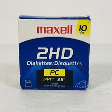 Maxell MF2HD 2HD Floppy Disks Diskettes PC 1.44mb 3.5