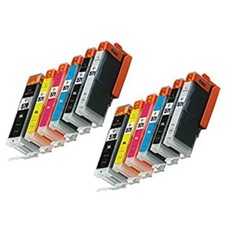 12 Ink Cartridge For Canon Pixma PGI570 CLI-571 MG7750 MG7751 MG7752 MG7753 Grey picture