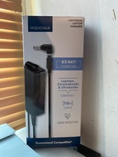 Open never used insignia ns-pwl965 65w universal laptop charger picture